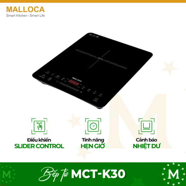 Bếp từ đơn Malloca MCT-K30 3 MCT K30
