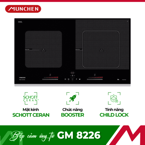 Bếp cảm ứng từ Munchen GM 8226