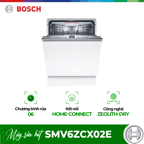 Máy rửa bát Bosch SMV6ZCX02E