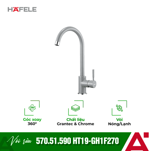 Vòi chậu rửa chén chén Hafele HT-G270 570.51.590