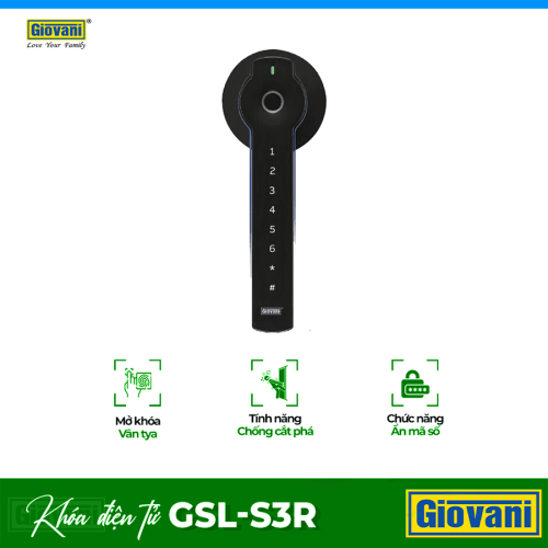 Khóa điện tử thông minh Giovani GSL-S3R