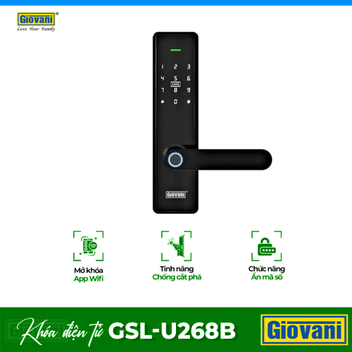 Khóa điện tử thông minh Giovani GSL-U268B