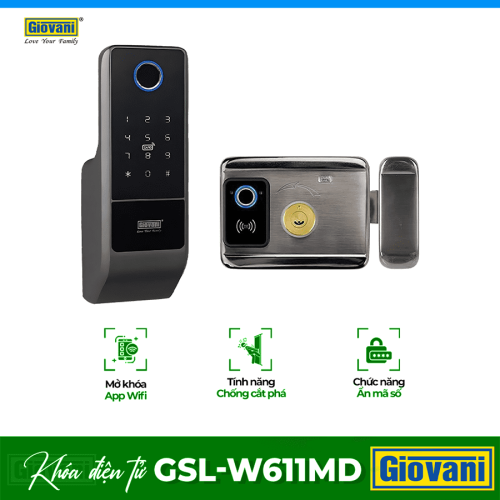 Khóa điện tử thông minh Giovani GSL-W611MD