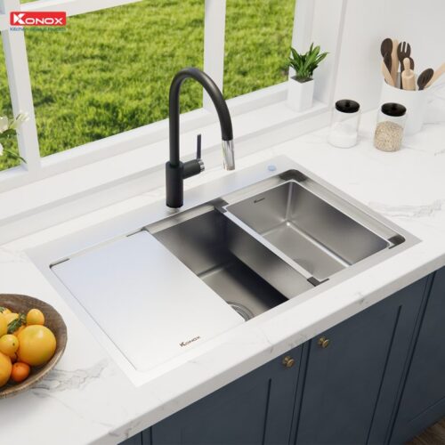 Chậu rửa bát Konox Workstation Sink – Topmount Sink KN8151TS Dekor 4 KN8151TS Dekor 2