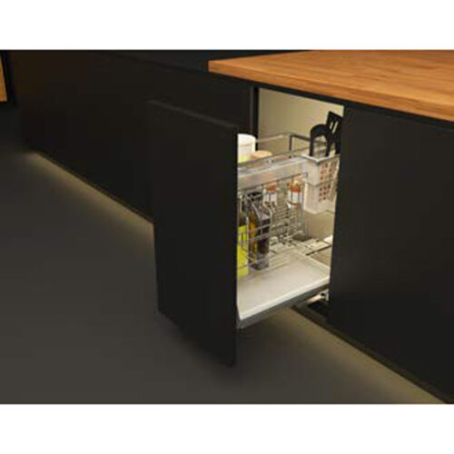 Bộ rổ dao thớt, chai lọ Sonata Hafele 549.20.014 Inox 304