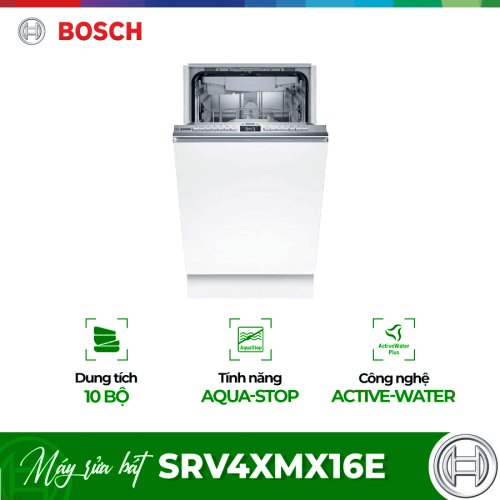 Máy rửa bát Bosch SRV4XMX16E