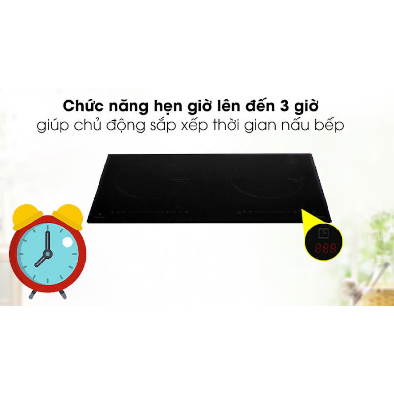 Tính năng bếp từ đôi Pramie PRMY-2205 lắp âm Tính năng bếp từ đôi Pramie PRMY-2205 lắp âm