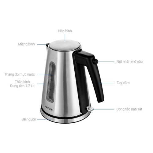 Ấm đun nước Hafele T-907B 535.43.731 3 Chi tiết ấm đun nước Hafele T-907B 535.43.731