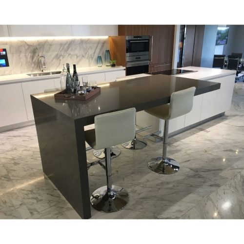 Ảnh thực tế đá nhân tạo Vicostone Twilight Grey BS250