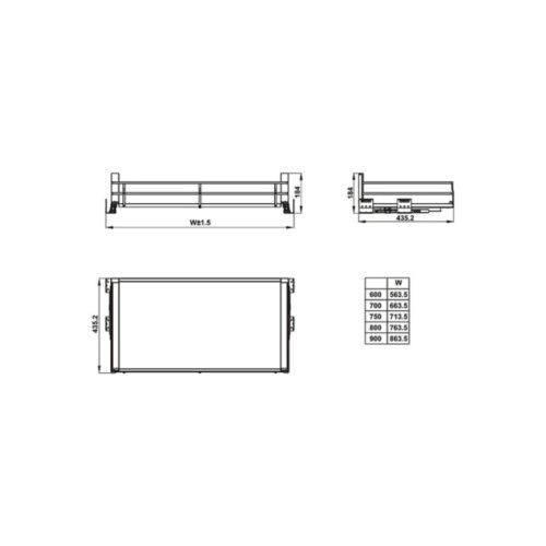 bo ro xoong noi hafele kason 549 08 868 900mm 3