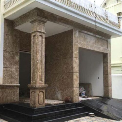 Đá ốp mặt tiền ĐOMT-Nâu Tây Ban Nha