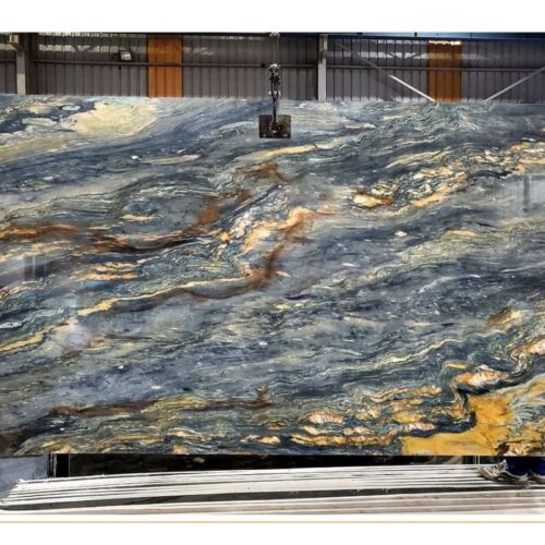 Đá thạch anh Blue Fire