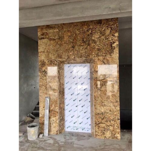 Hình ảnh đá ốp thang máy Solarius