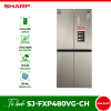 Tủ lạnh 4 cánh 401 lít Sharp SJ-FXP480VG-CH 2 sj fxp480vg ch optimized