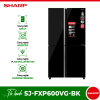 Tủ lạnh 4 cánh 525 lít Sharp SJ-FXP600VG-BK 1 sj fxp600vg bk optimized