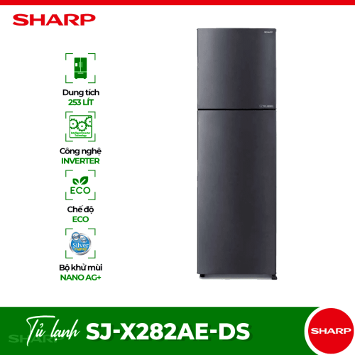 Tủ Lạnh 2 cánh Inverter 253 Lít Sharp SJ-X282AE-DS