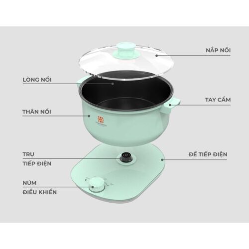 Thiết kế nồi lẩu điện Hawonkoo HEH-100-GE