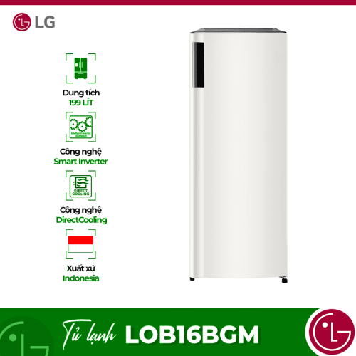 Tủ lạnh LG 195 lít 1 cửa LOB16BGM