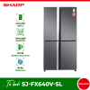 Tủ Lạnh 4 cánh Multi Doors Inverter 572 Lít Sharp SJ-FX640V-SL 1 sj fx640v sl optimized