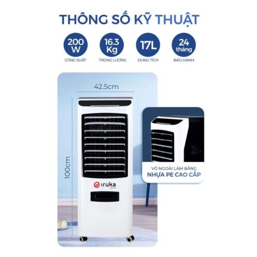 thong so quat lam mat khong khi iruka i99