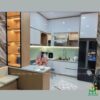 Tủ bếp gỗ An Cường AC20 - Tủ bếp chữ L, hiện đại